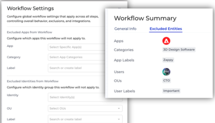 Workflow Settings Screenshot