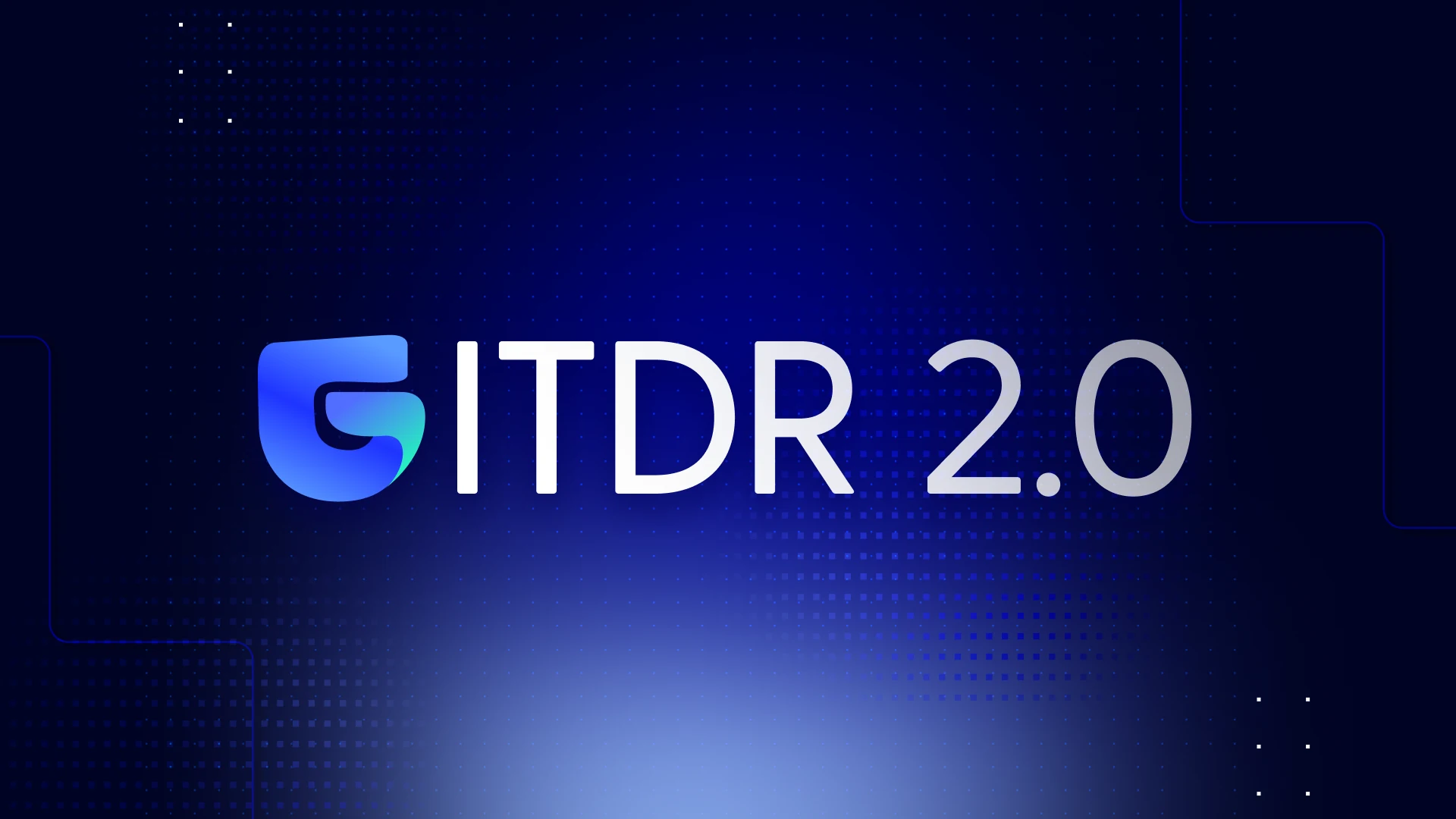 ITDR 2.0 logo on a blue background, representing Grip Security's SaaS security solutions.
