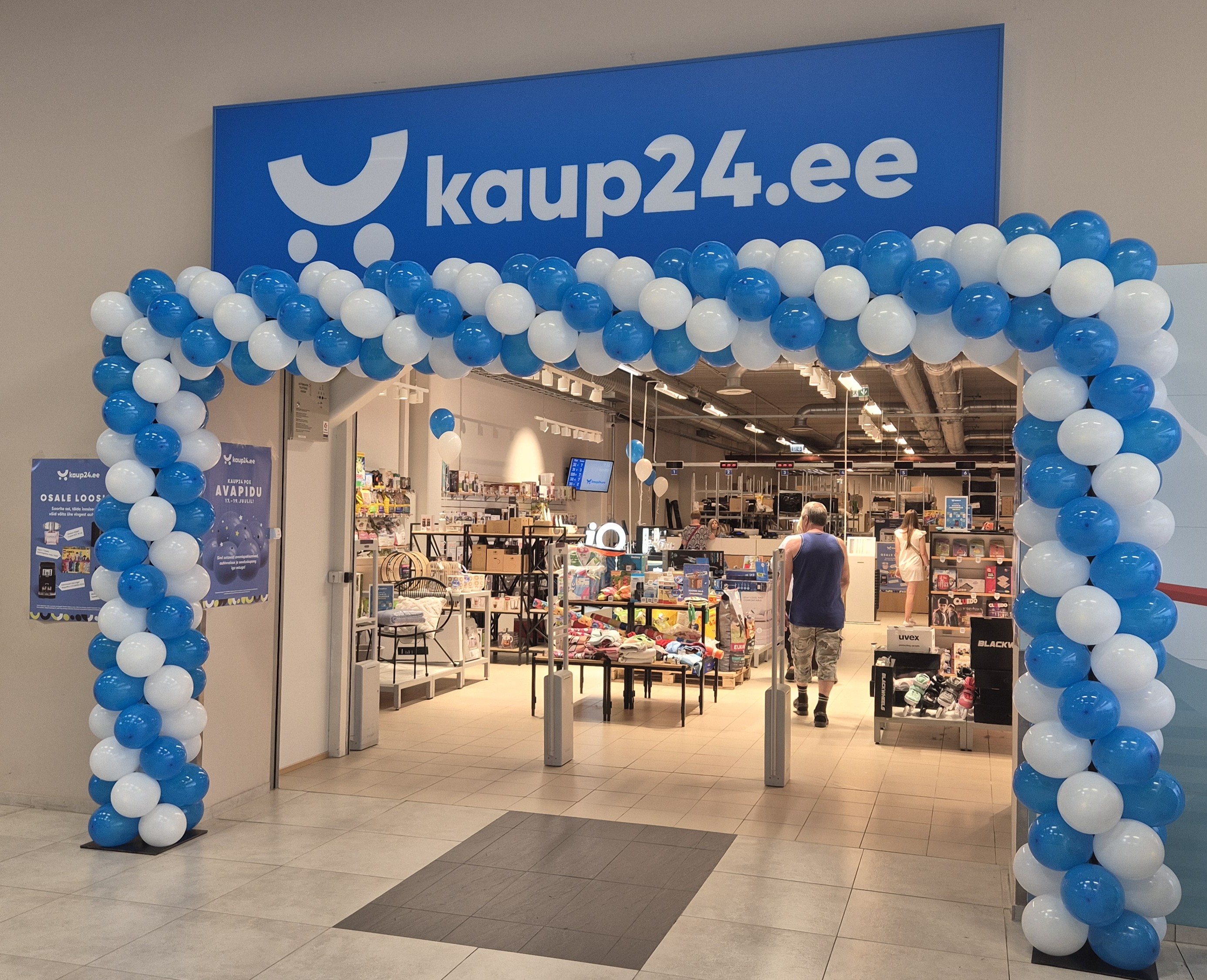 Kaup24.ee tegi tagasituleku füüsilisse kaubandusse ja avas uue poe Tallinnas