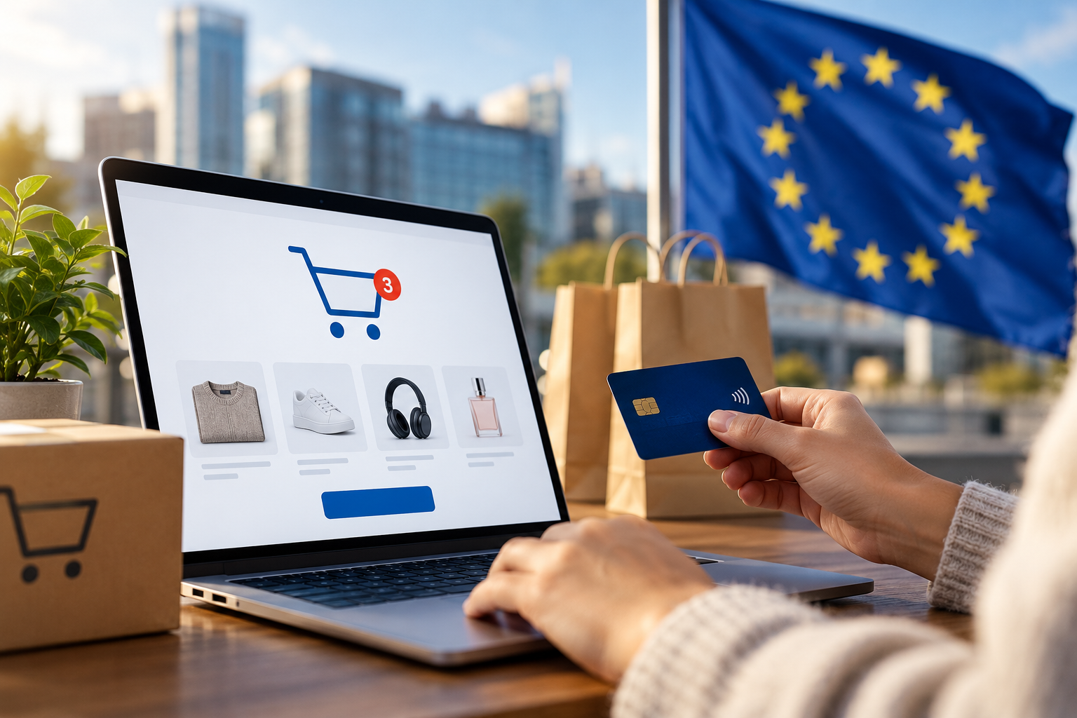 Euroopa e-kaubanduse käive kasvas 911 miljardi euroni