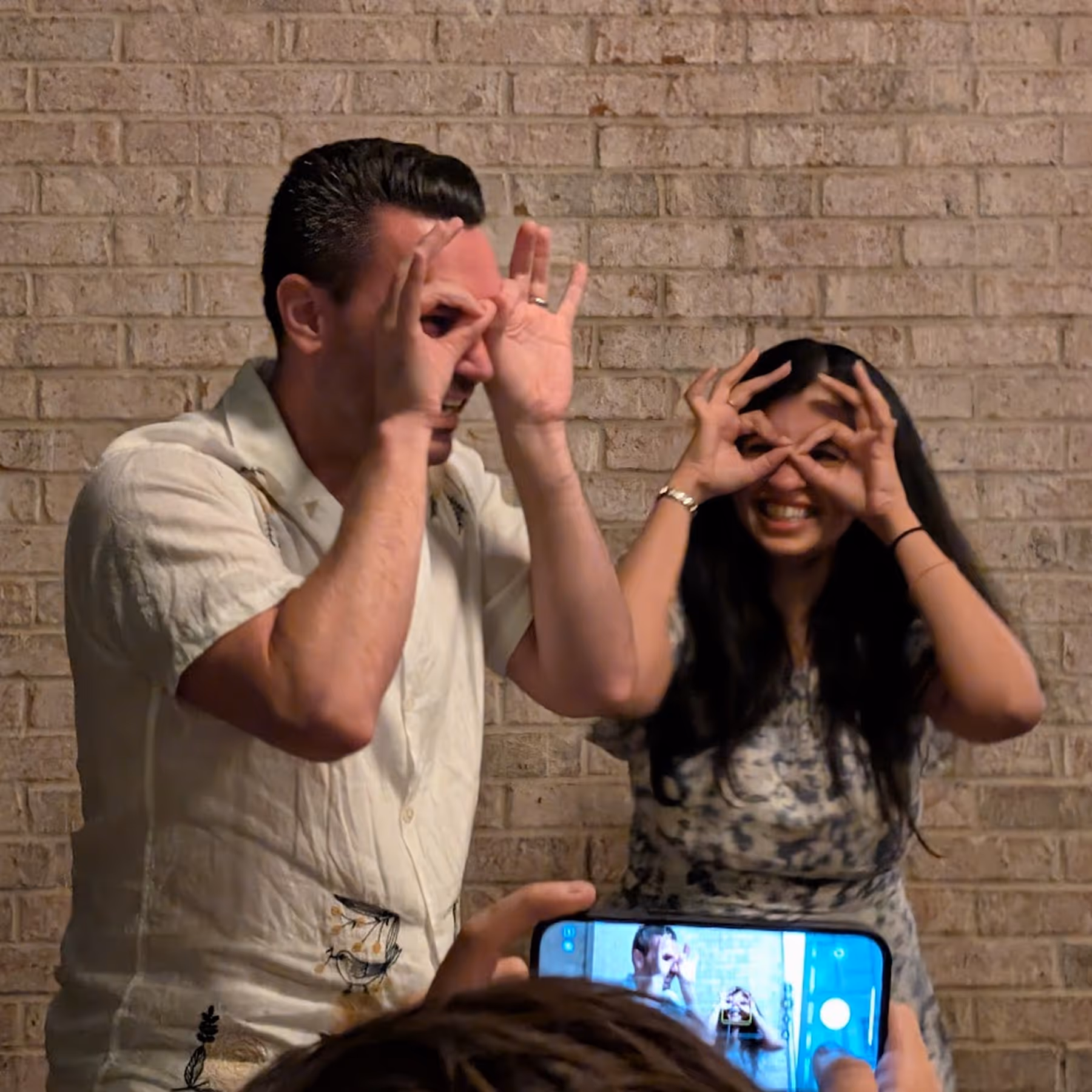 A fun photo of a Summer team building event