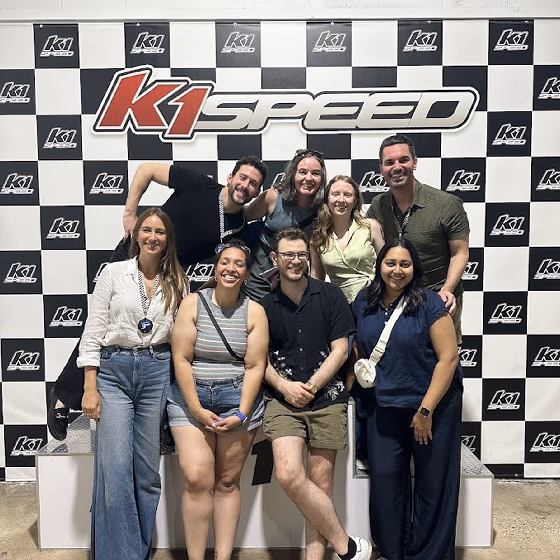 The Summer team at K1 Speed