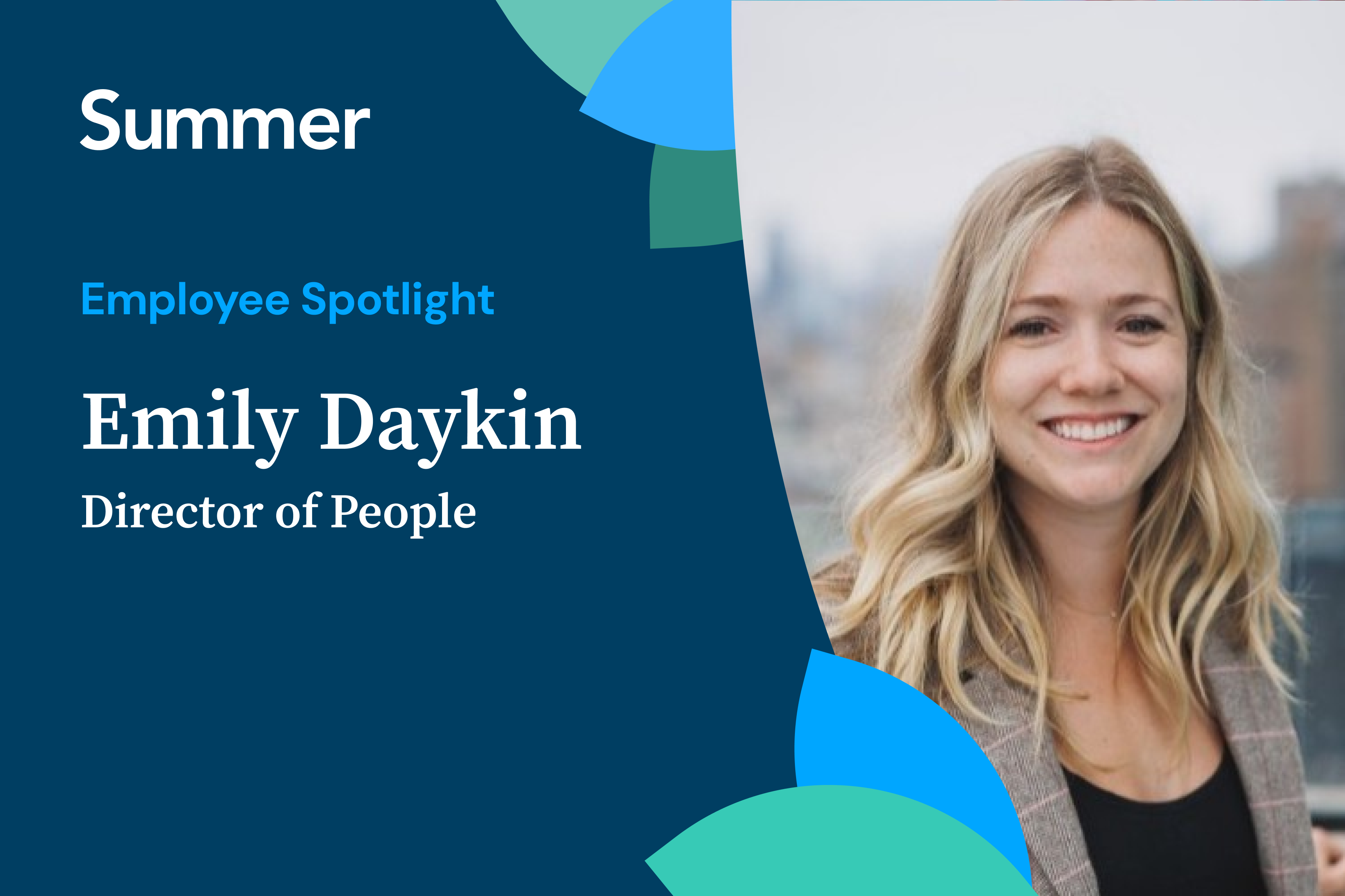 Employee Spotlight: Emily Daykin, Director of People