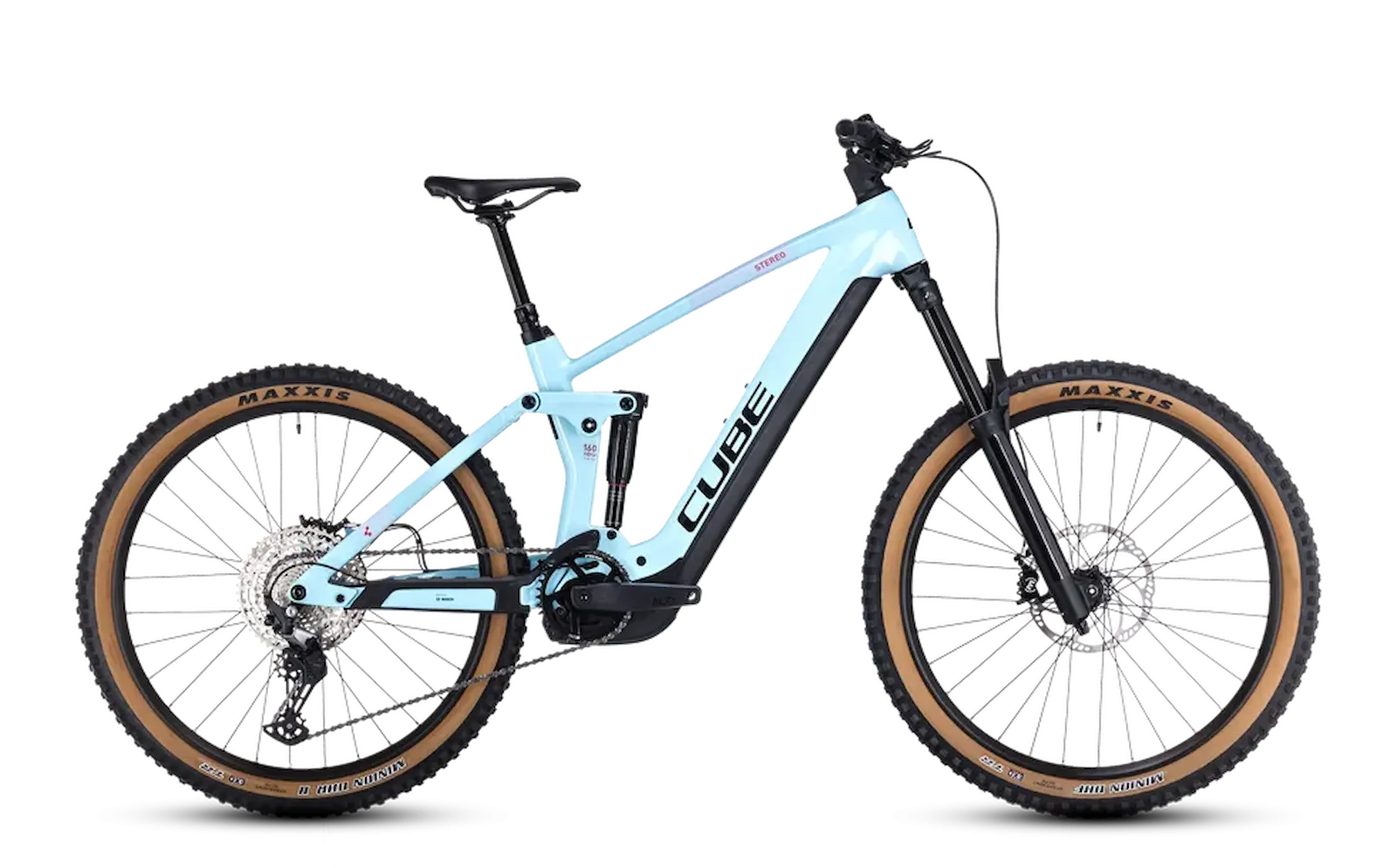 Cube Stereo Hybrid 160 HPC Race 750 E-Fully 27.5 iceblue´n´black