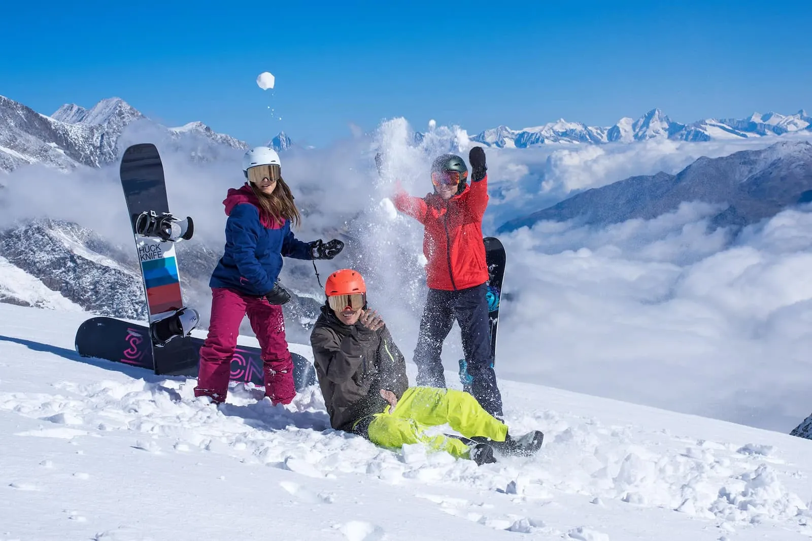 Sportpark Aare-Rhein Snowboard Schneeball