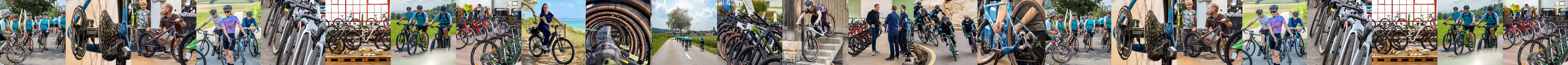 Headerslider für Velo-Outlet mit ganz vielen Bildern aus dem Radsport