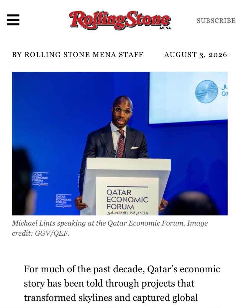 Michael Lints on Qatar’s role in the MENA–Africa startup corridor