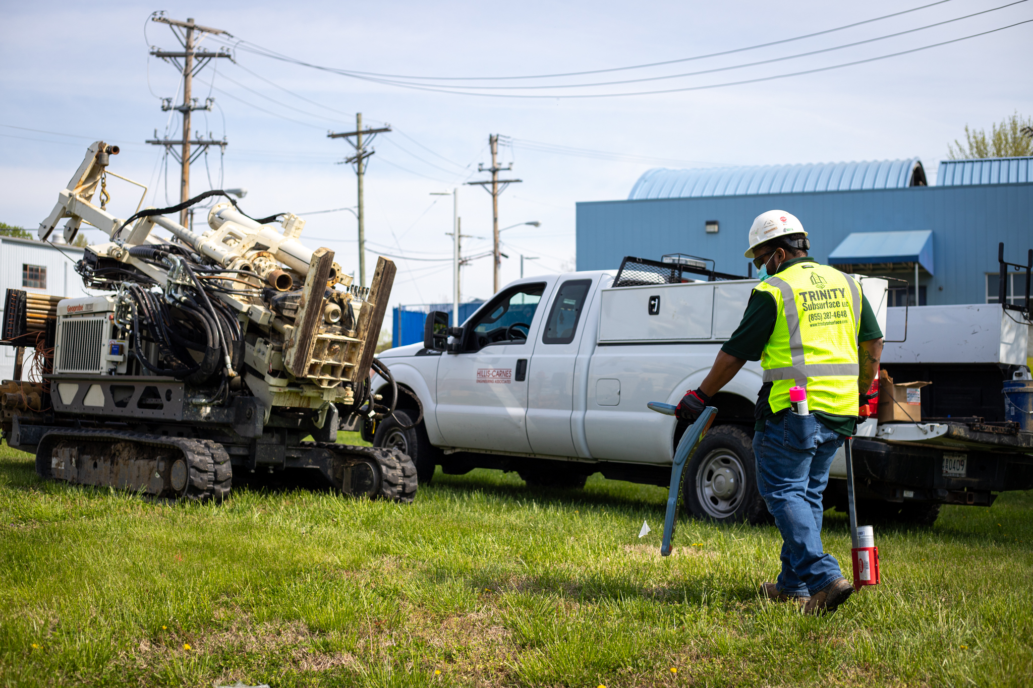 electromagnetic utility location with trinity subsurface