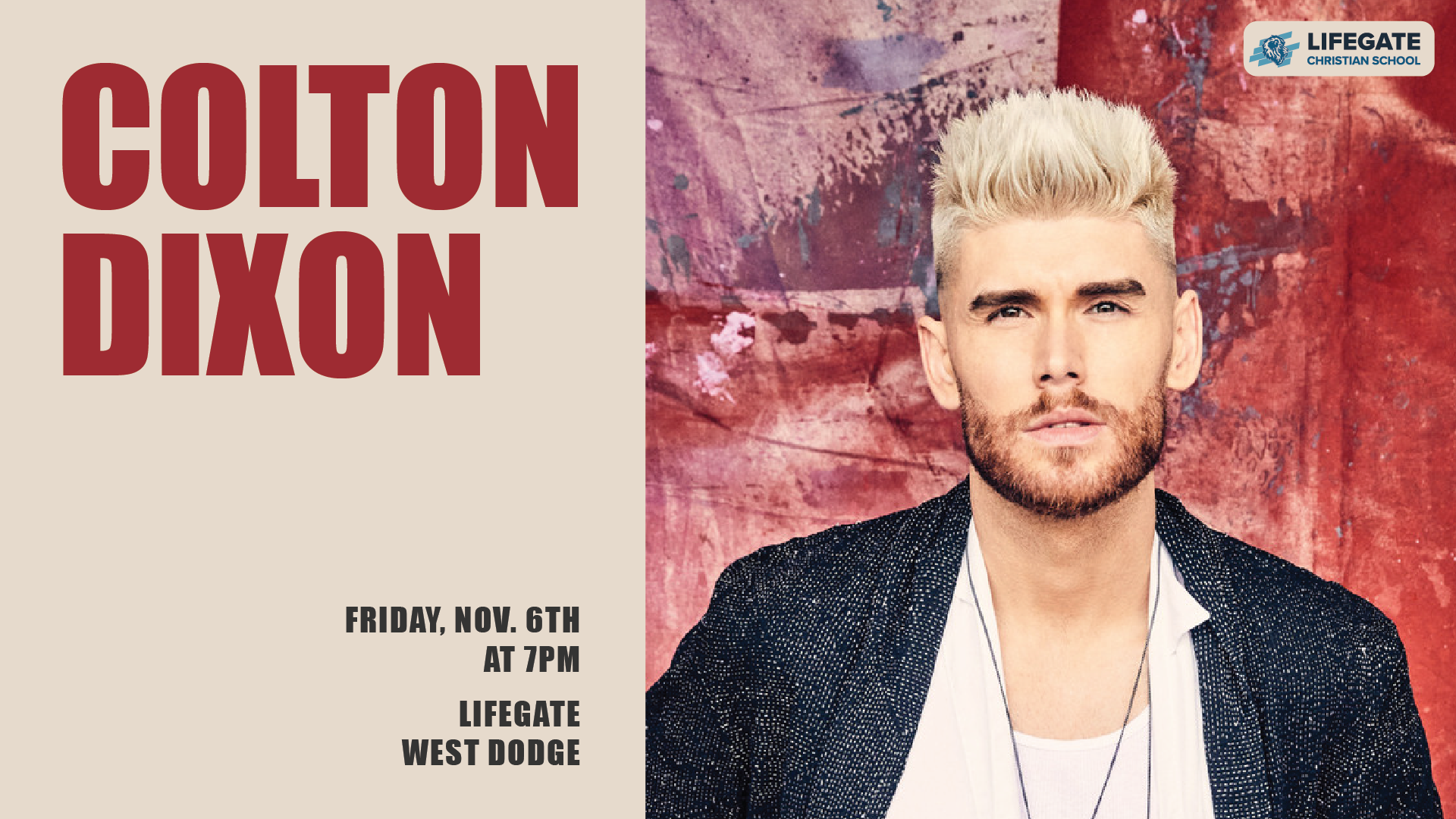 LCS Celebration Concert - Colton Dixon