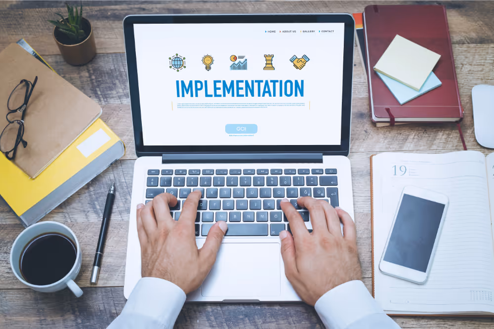implementação de um programa de idiomas