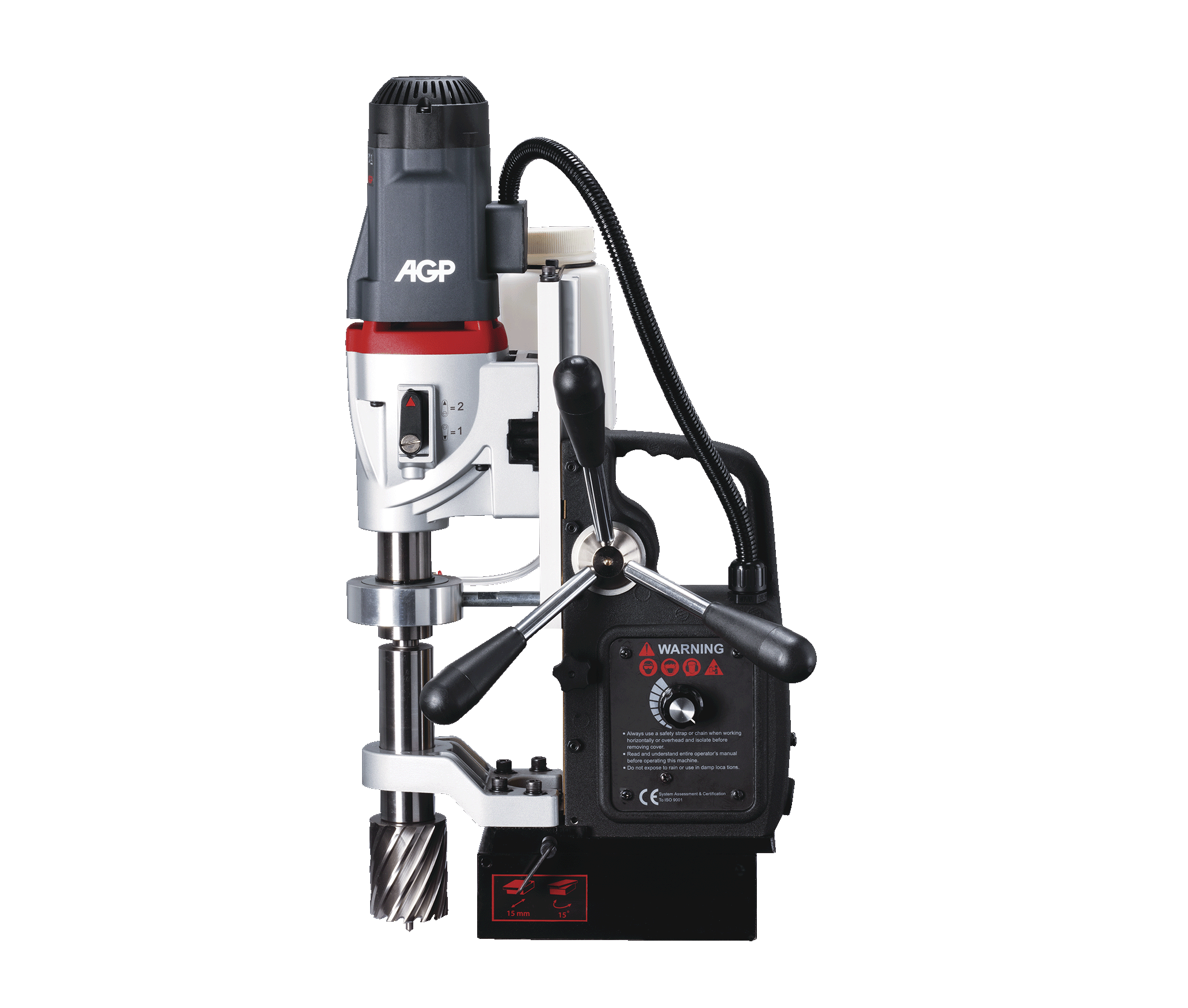 2-Speed, MT2, Swivel Base Magnetic Drilling & Tapping Machine With