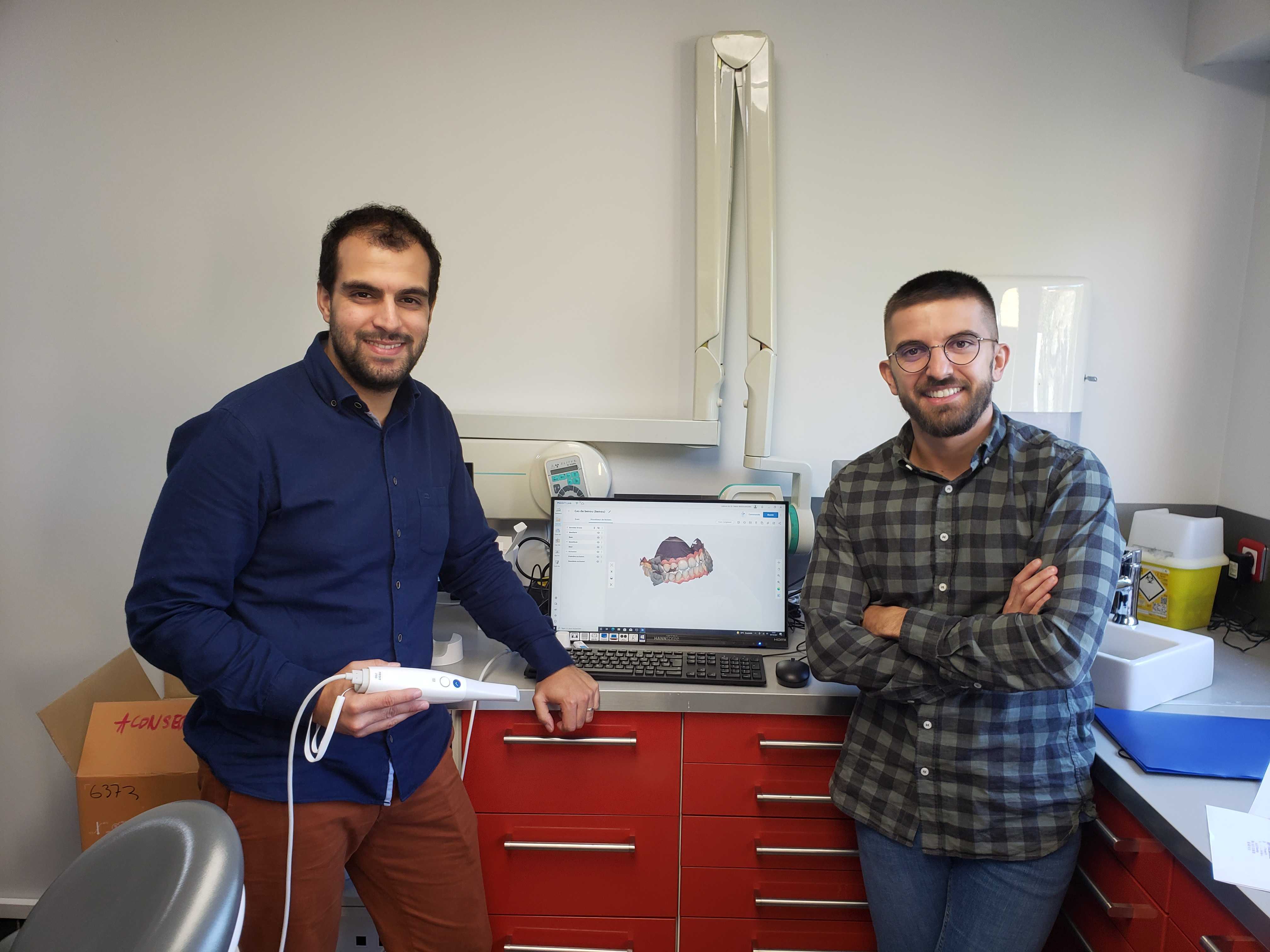 Scanner intra oral medit i700 pour Inlay-core, couronne sur implant, bridge, prothèse sur implant, unitaire.