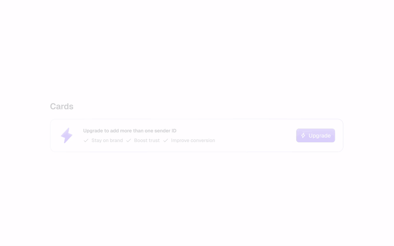Animated loop of the upgrade patterns: card, inline symbol, text input, popover, modal and buttons
