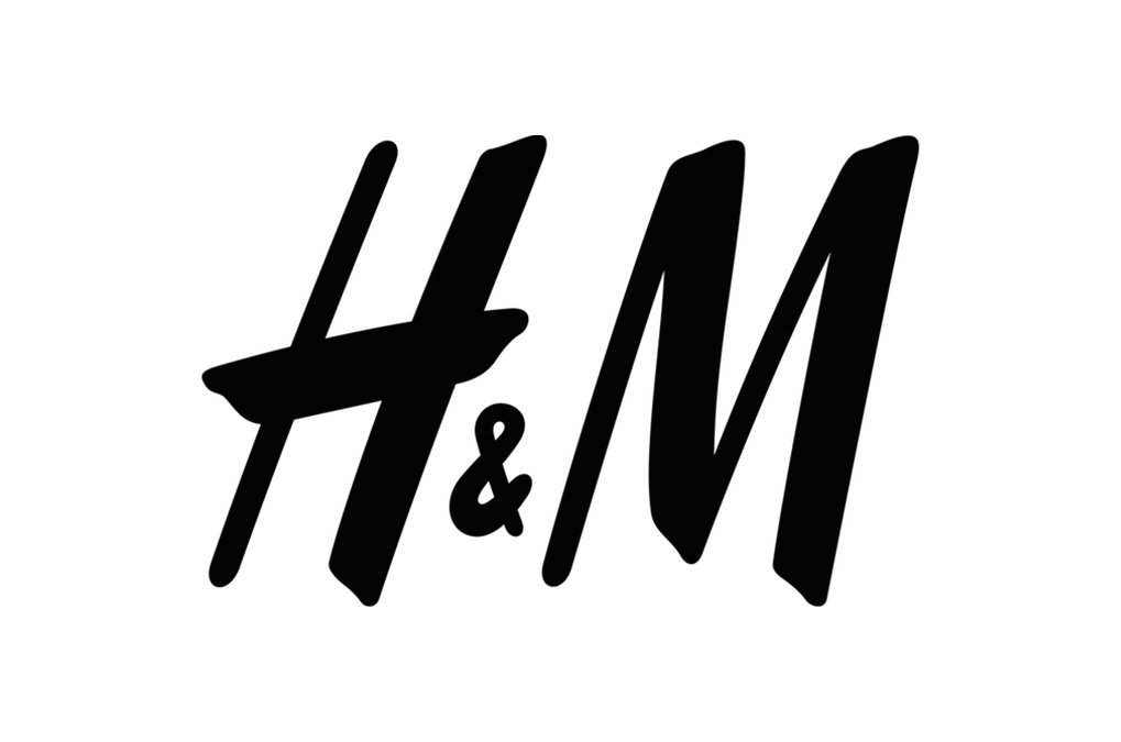 Black stylized H&M logo on white background.