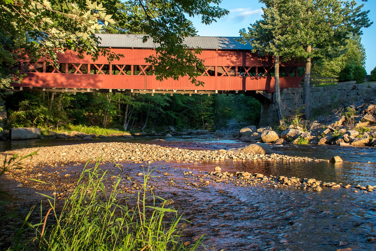 The Swift River Bridge in Conway, NH
