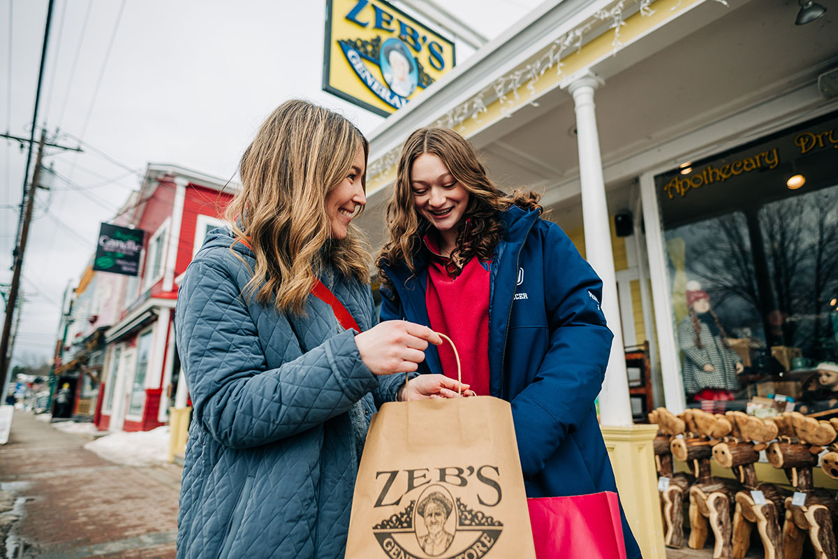 Zeb’s General Store is a local landmark in North Conway .