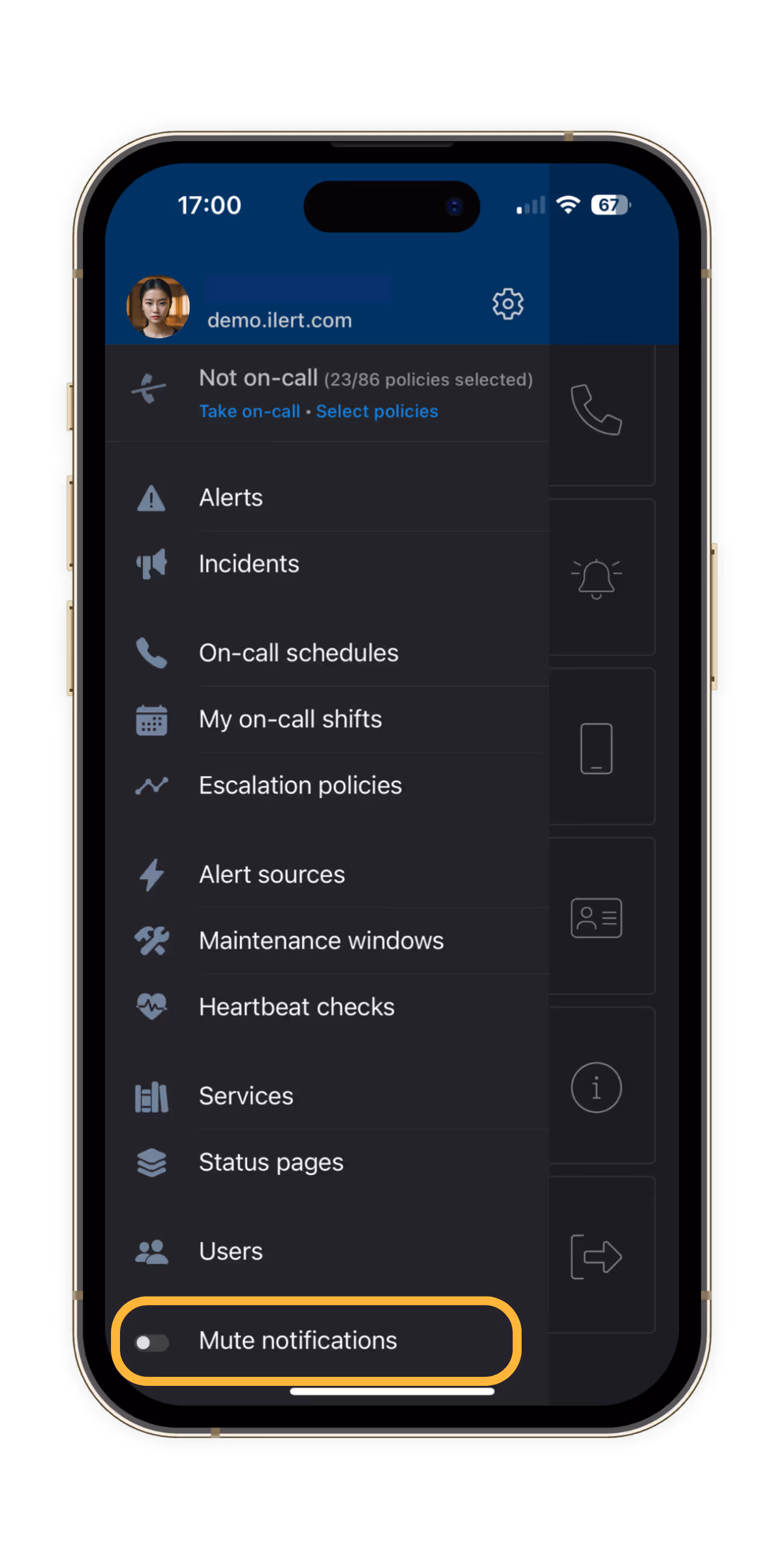 An overview of ilert iPhone app