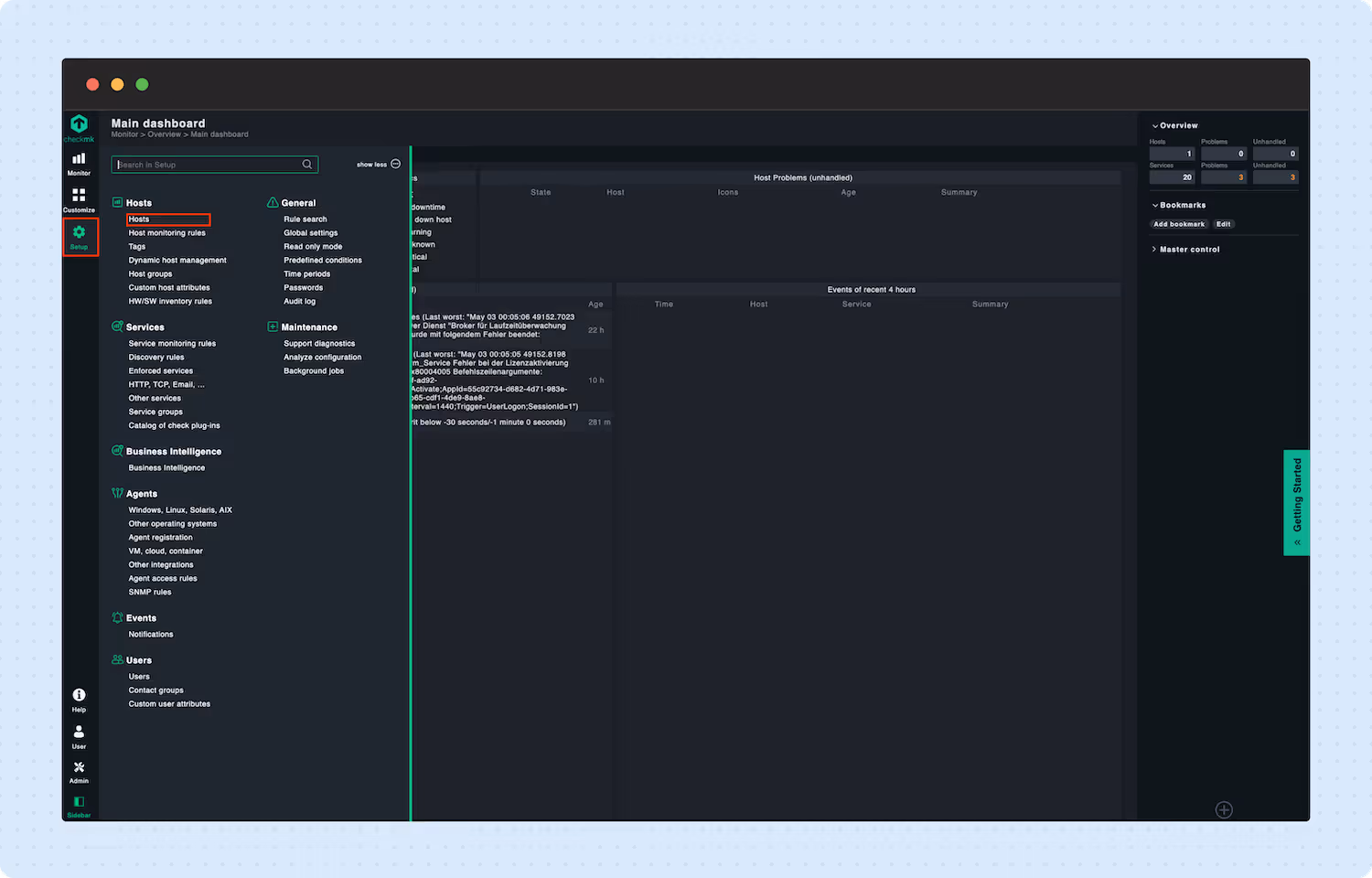 Adding an AWS host to Checkmk 01