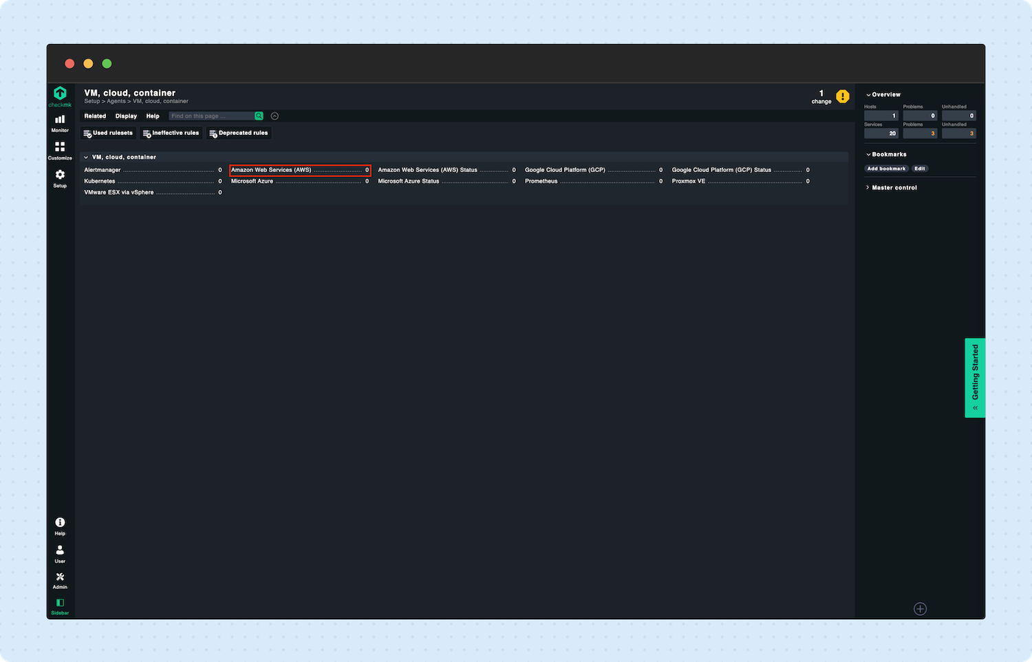 Adding an AWS host to Checkmk 05