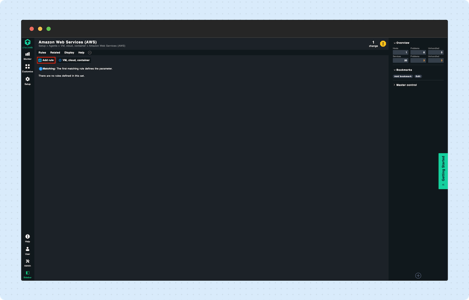 Adding an AWS host to Checkmk 06