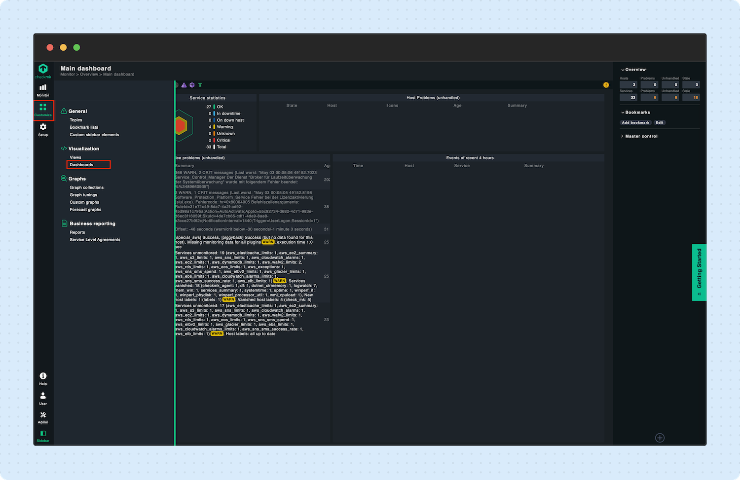 Build dashboards in Checkmk to monitor performance 01