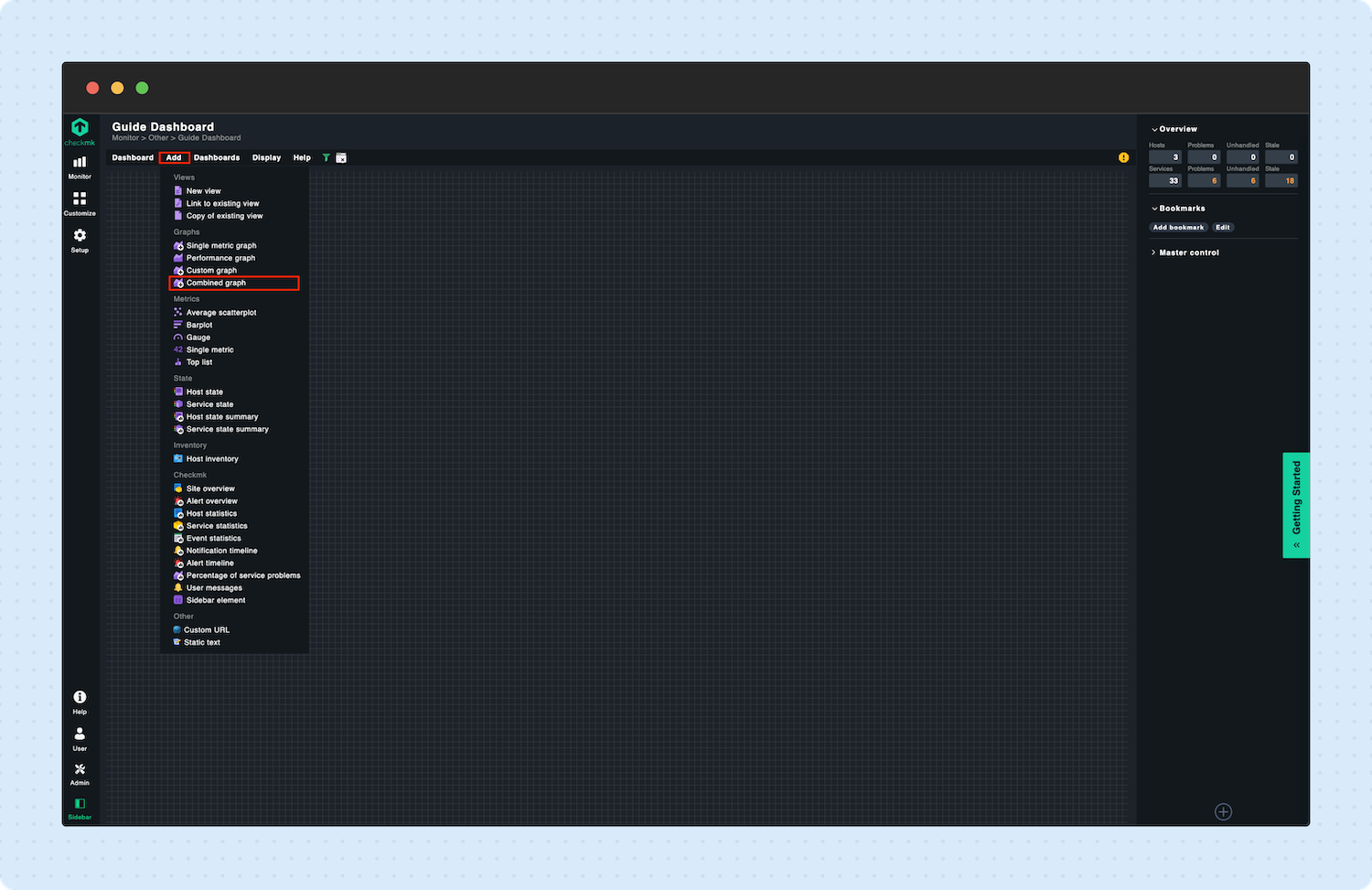 Build dashboards in Checkmk to monitor performance 07
