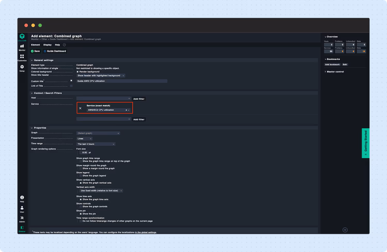 Build dashboards in Checkmk to monitor performance 09