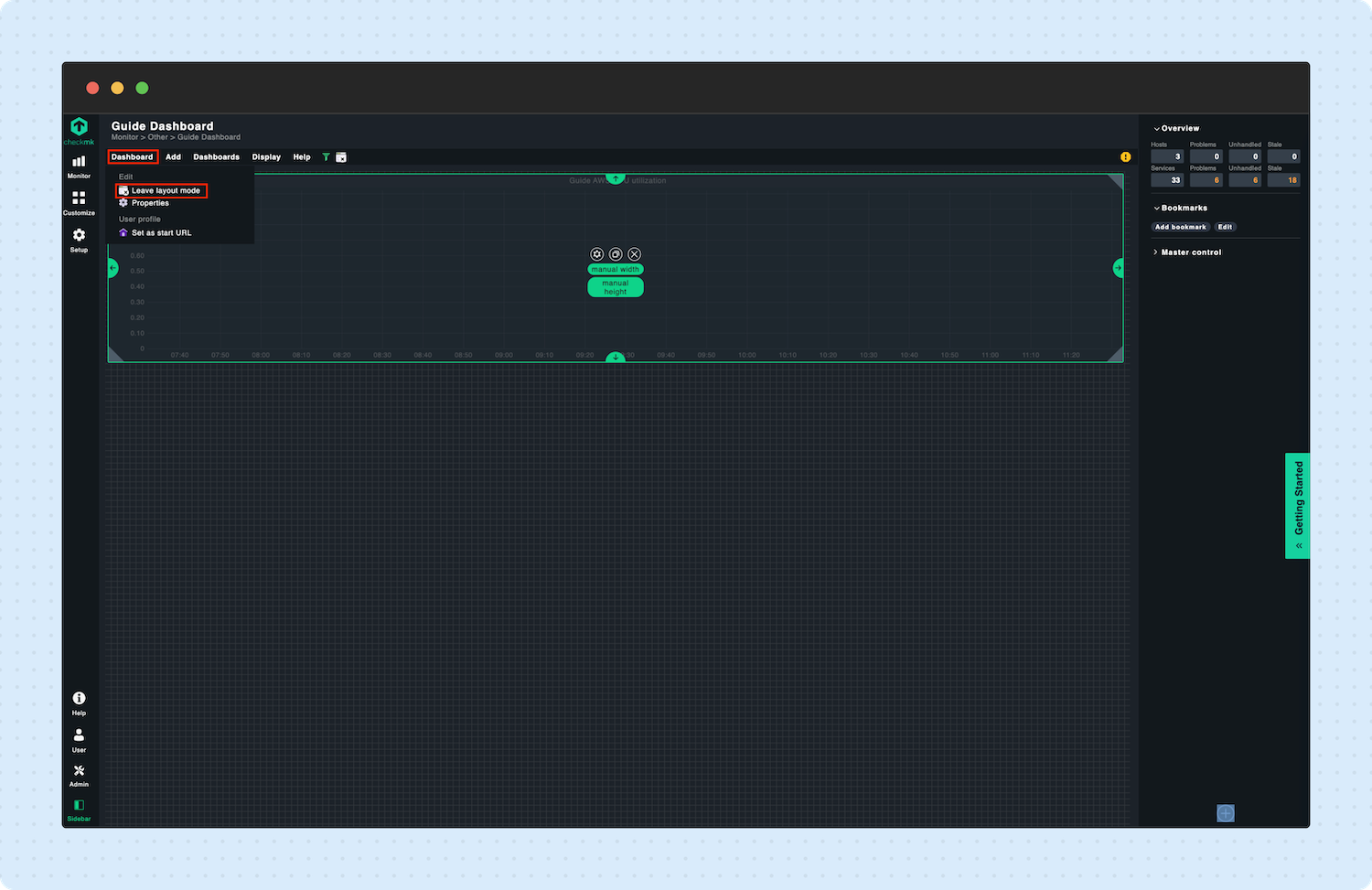 Build dashboards in Checkmk to monitor performance 13