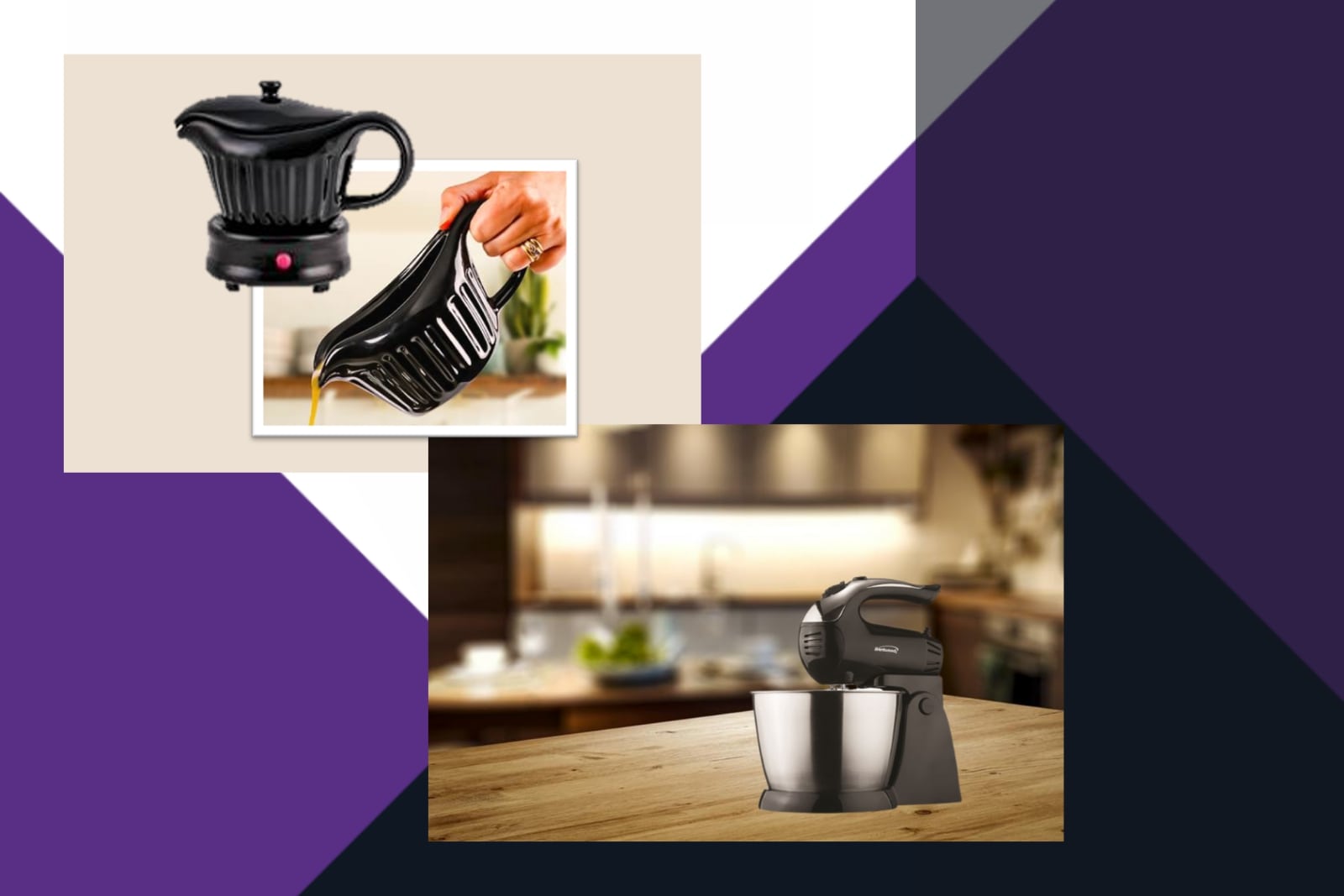 Stand mixer and electric gravy boat