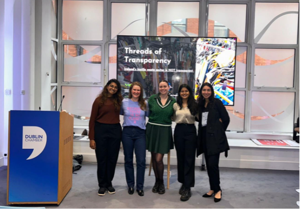 A group of women standing in front of a screenAI-generated content may be incorrect.