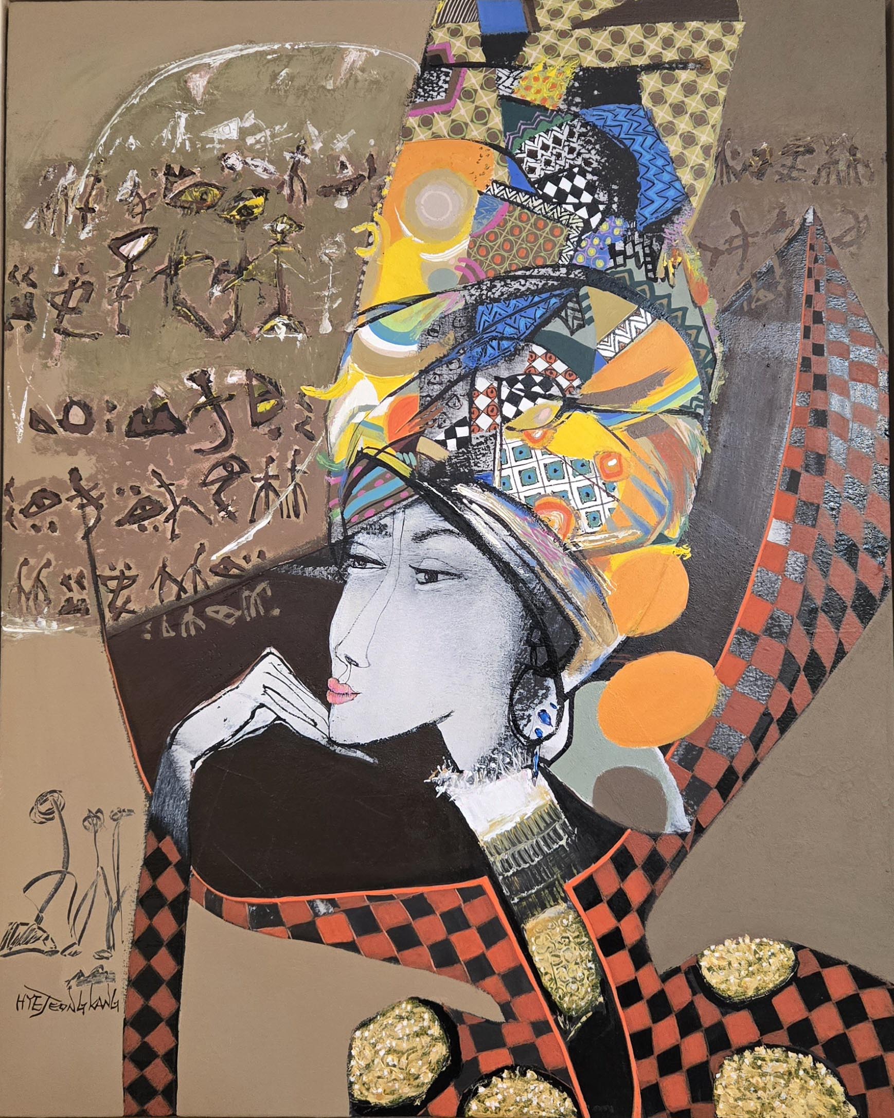 Eunoia 아름다운생각︱91.0×72.7cm, Mixed media on canvas︱2026