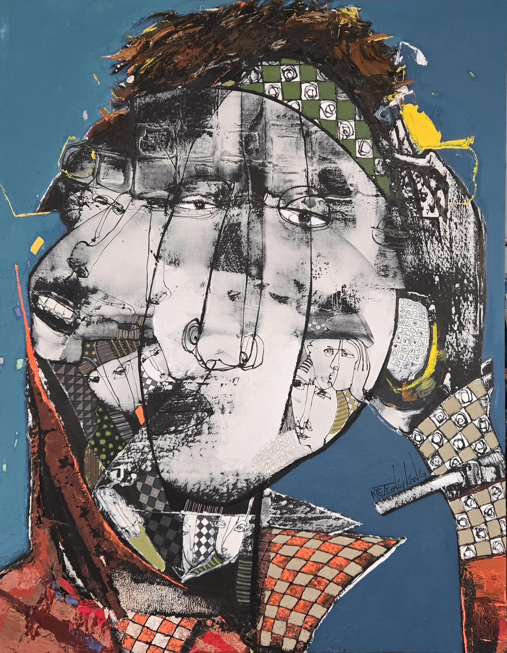 Metaphor of inner self 내면의 메타포︱116.8×91.0cm, Mixed media on canvas︱2026