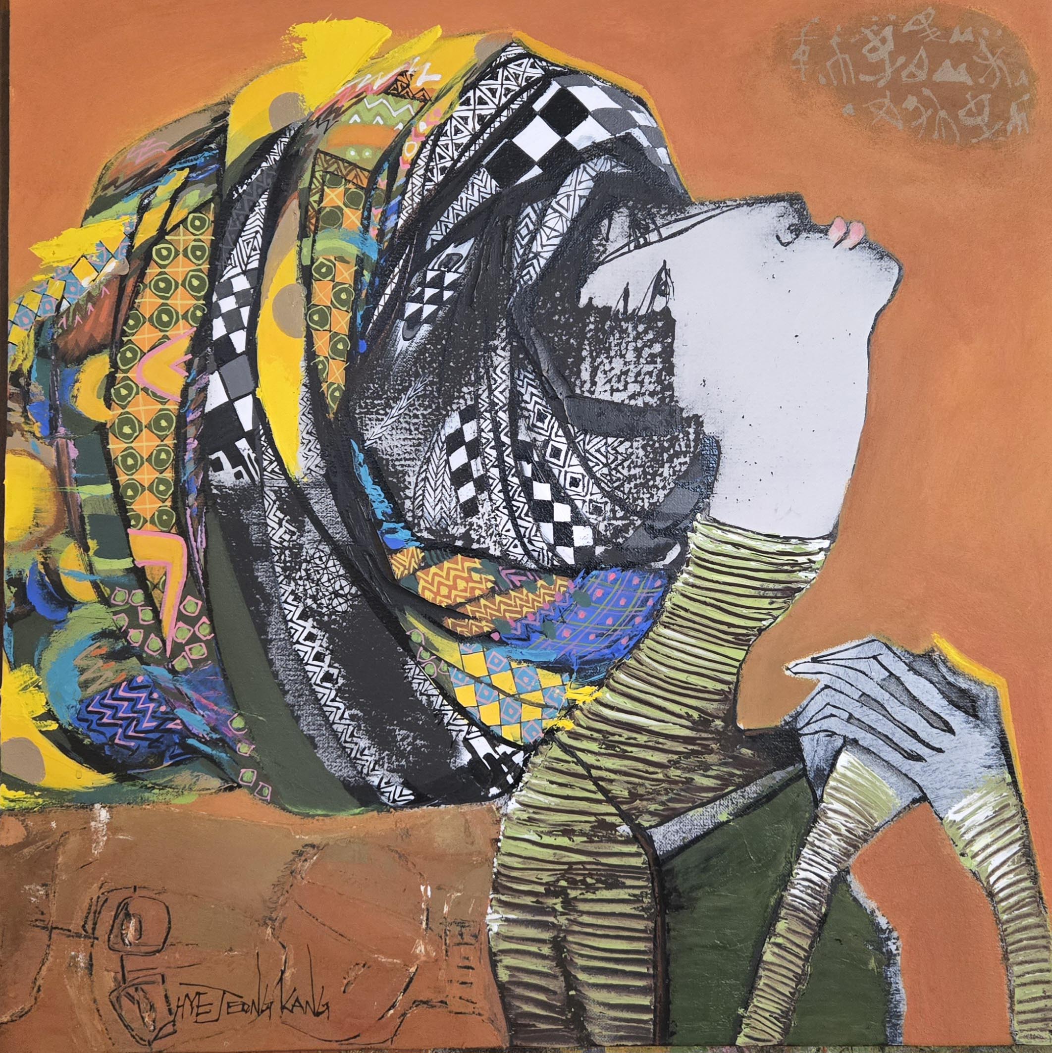 Girl's dream 소녀의 꿈︱60.6×60.6cm, Mixed media on canvas︱202605_Girl's dream 소녀의 꿈︱60.6×60.6cm, Mixed media on canvas︱2026