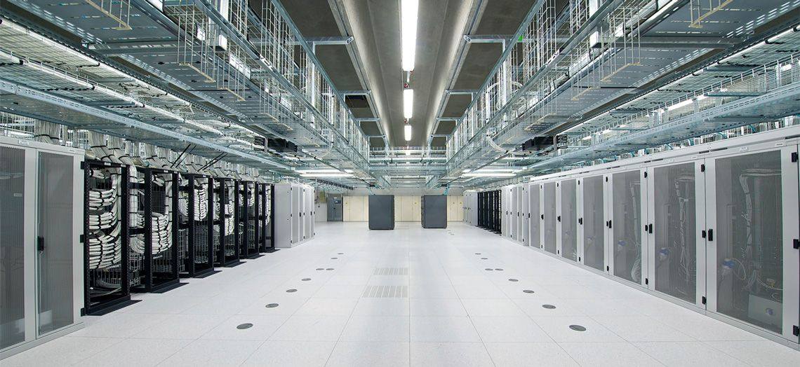 Data center aisle