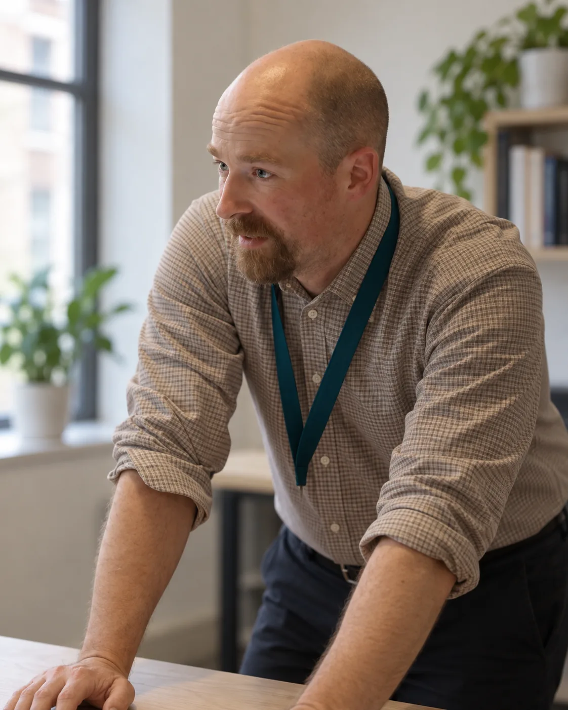 Gary Andrews begeleidt een workshop