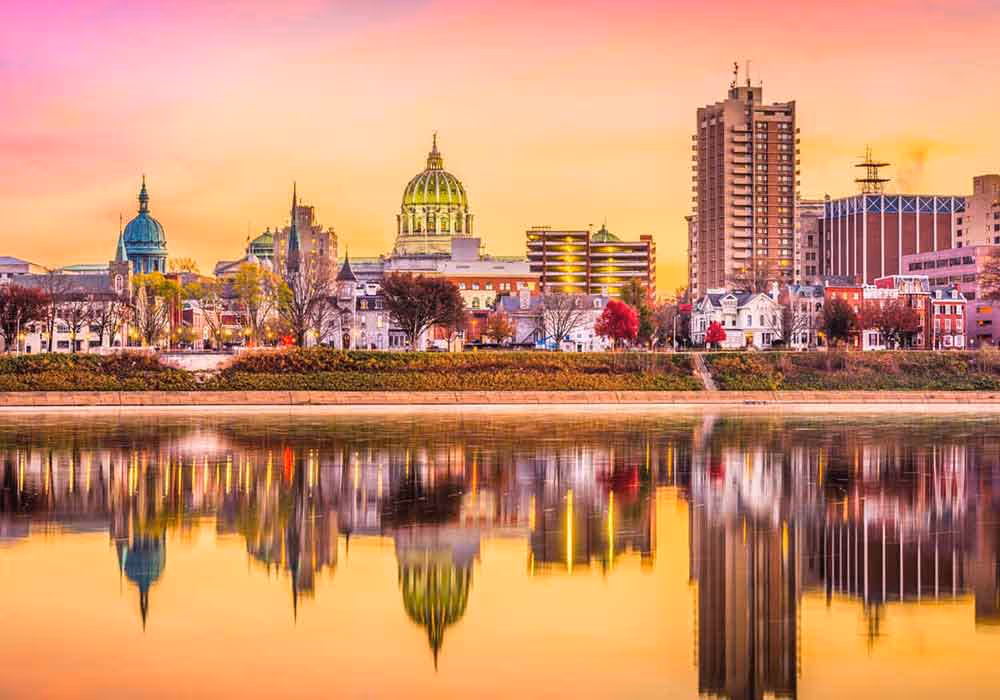 Aerial of Harrisburg Frost Law Office