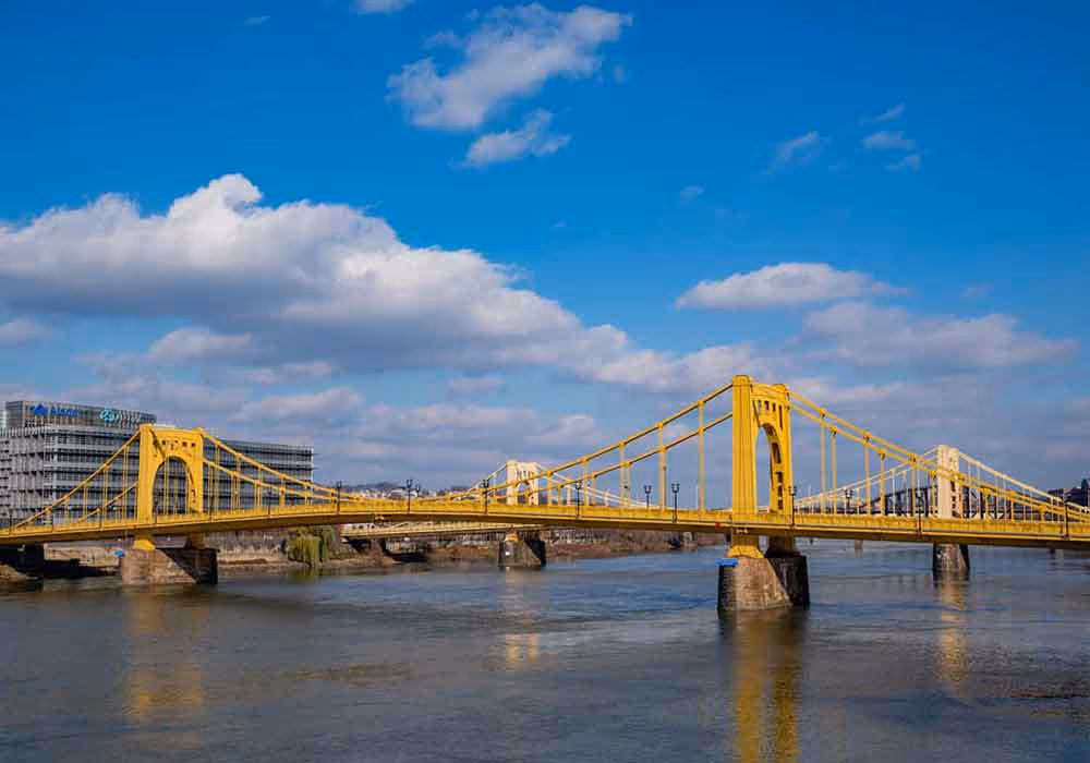 Aerial of Pittsburgh, PA Frost Law Office