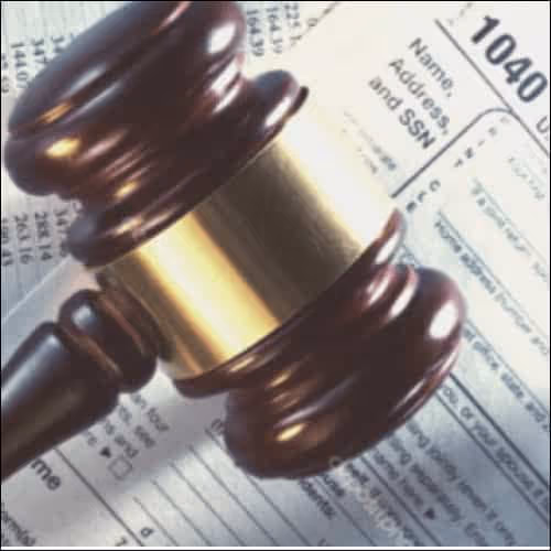 Gavel on Tax Forms