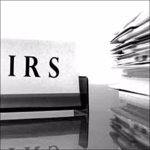 IRS Sign with Files