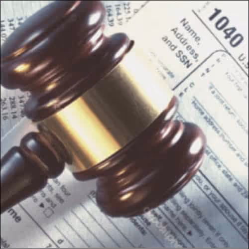 Gavel on Tax Forms