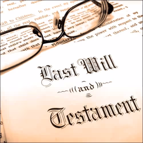 Will and testament