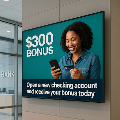 Banking Digital Signage for Customer Experience and ROI - truDigital