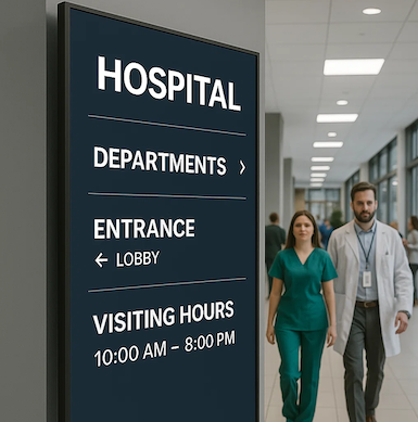 Healthcare Digital Signage for Patient Experience - truDigital