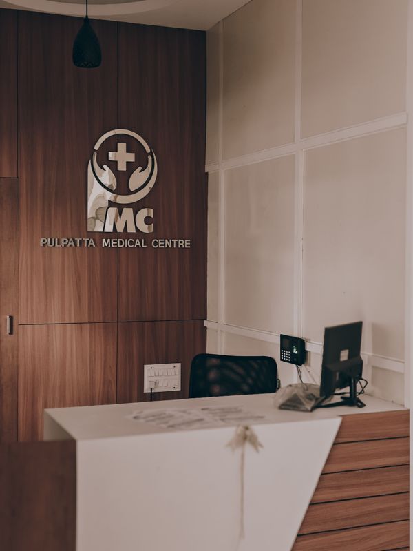 truDigital digital signage displaying patient education content in a healthcare clinic waiting room