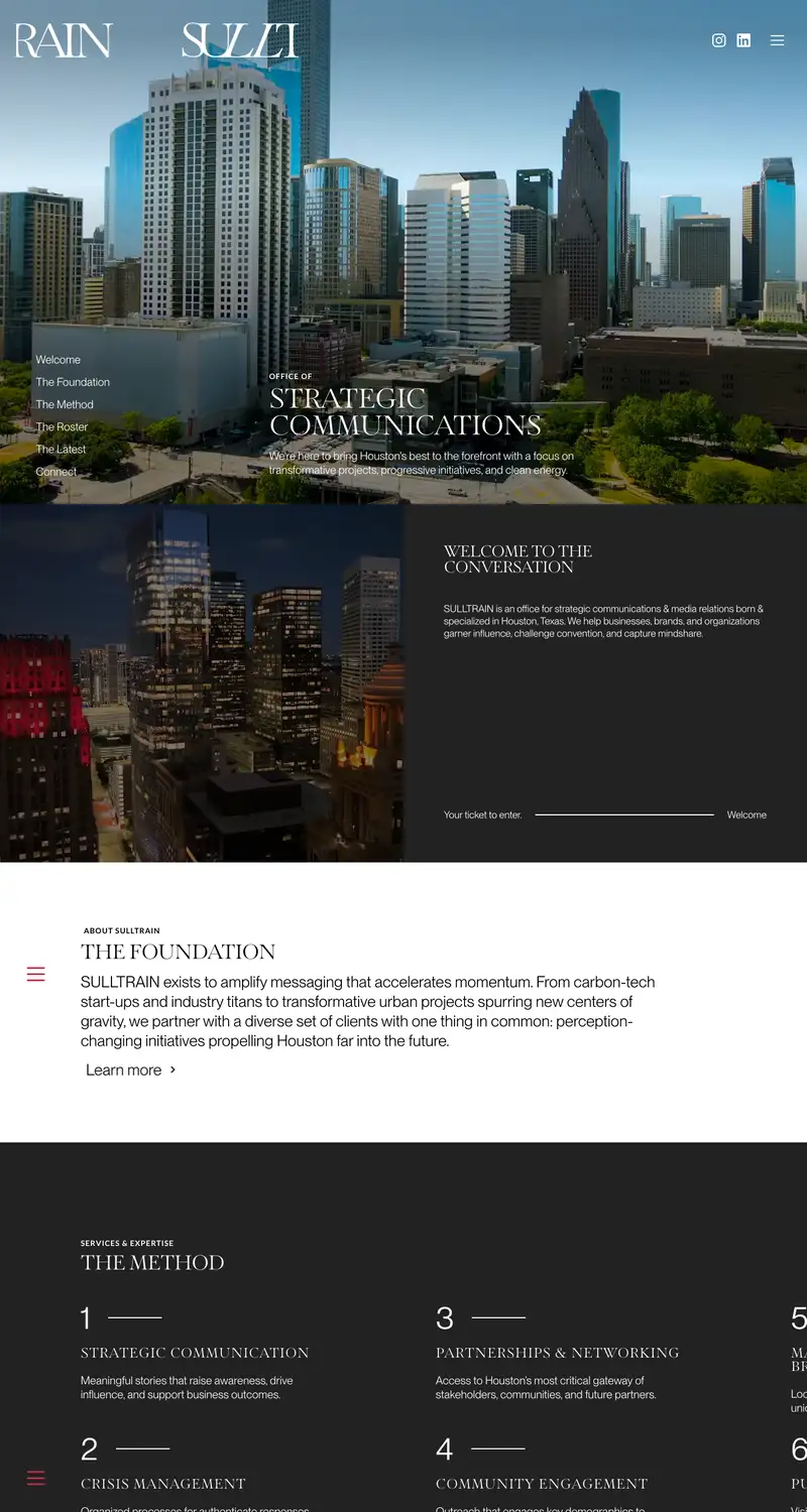 The SULLTRAIN website on a laptop