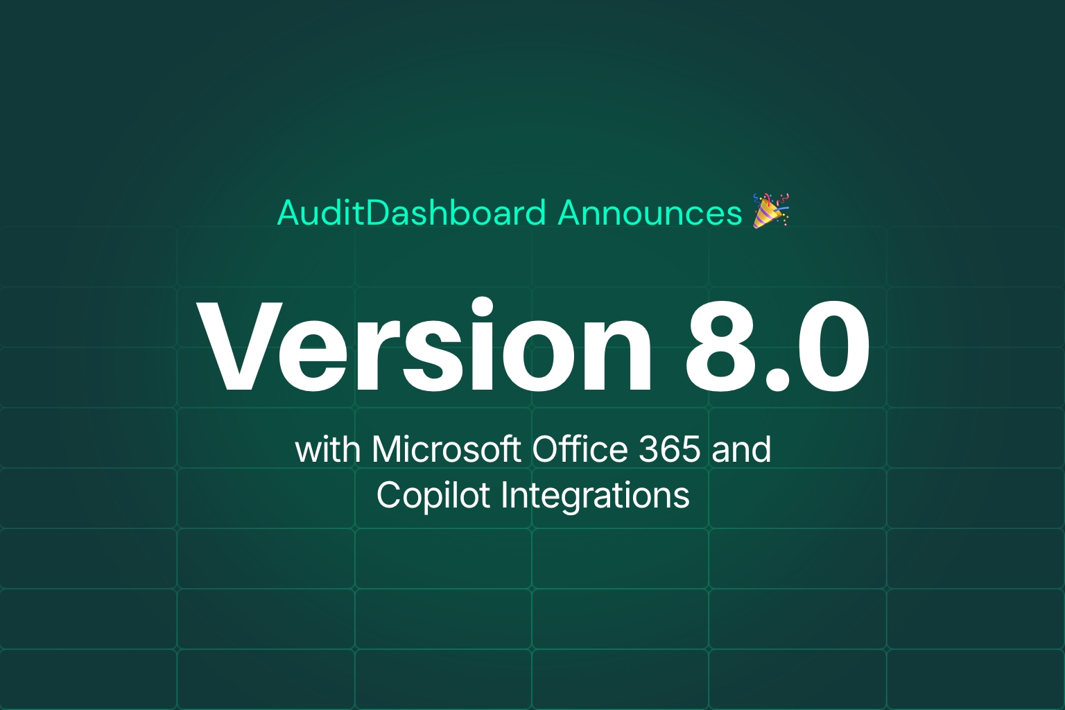 Press Release: Version 8.0