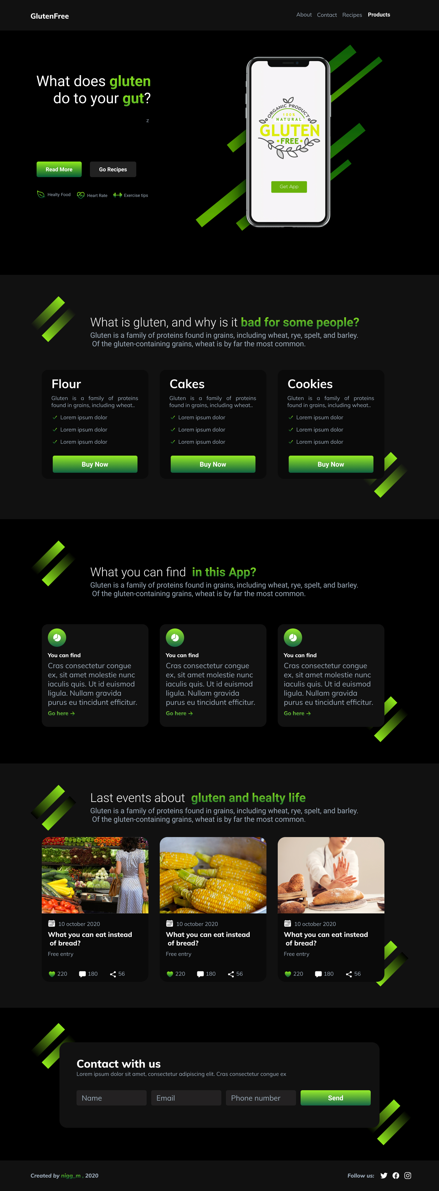 A screenshot of web page