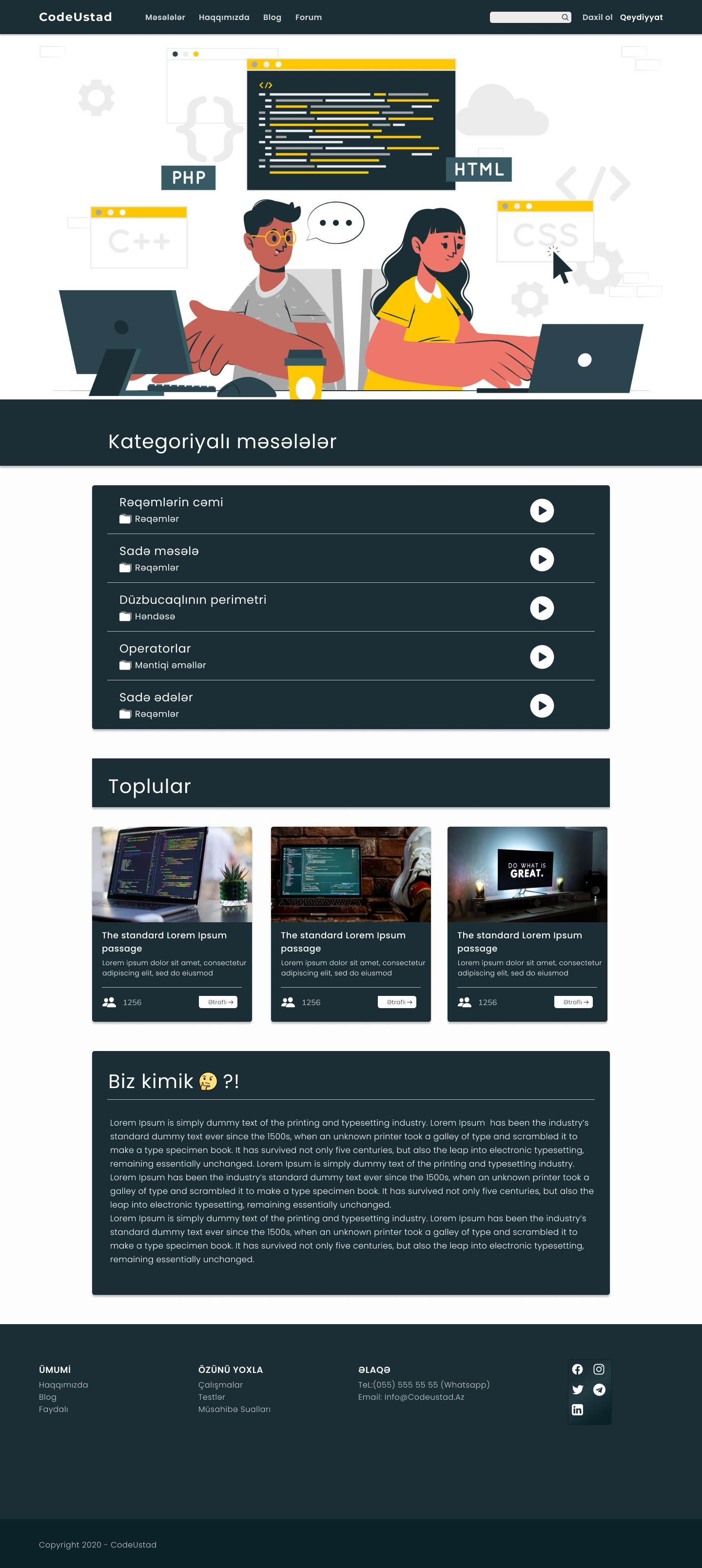 A screenshot of web page