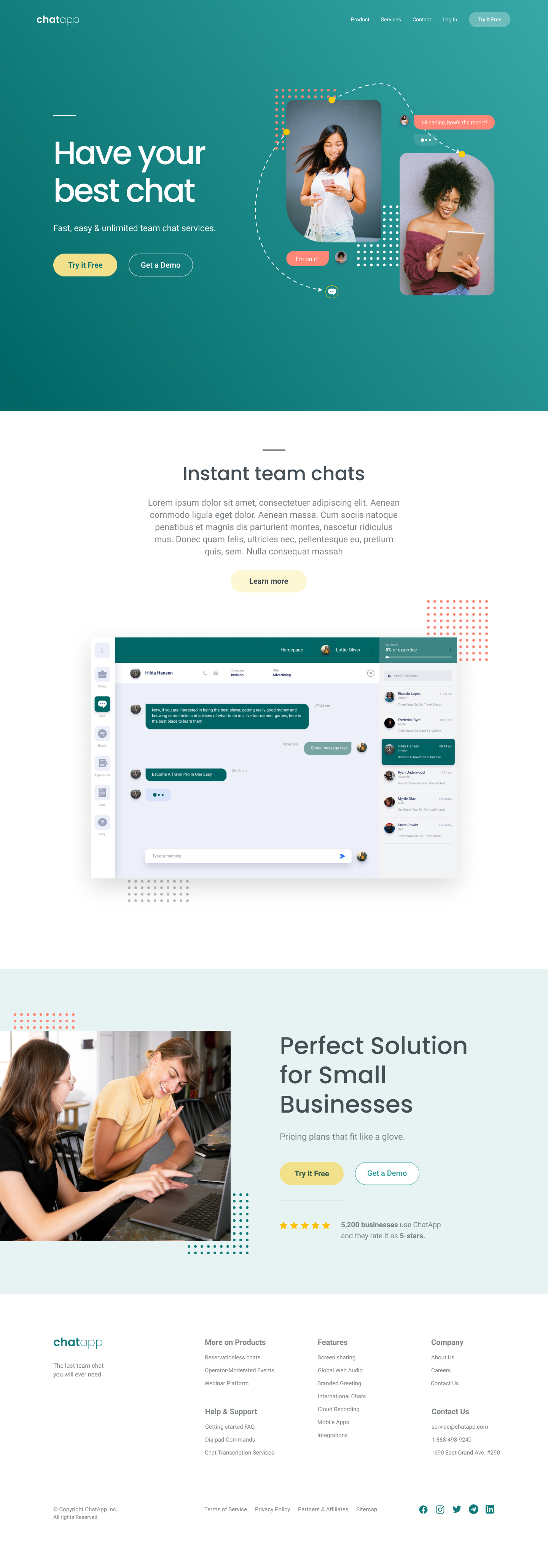 A screenshot of web page