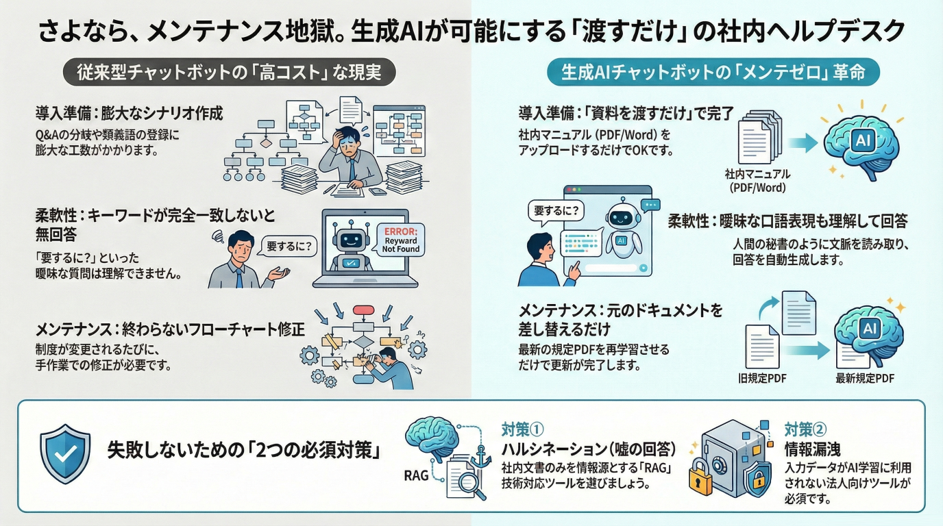 【実録】社内問い合わせ対応は「生成AI」で完結する。メンテ工数ほぼ0を実現した「RAG」活用の新常識